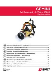 Scott GEMINI RFF60 Operating And Maintenance Instructions Manual