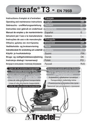 Tractel tirsafe T3 Operating And Maintenance Instructions Manual