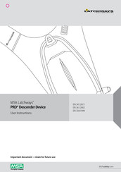 Latchways PRD User Instructions