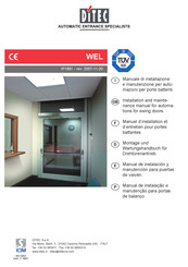 DITEC WELM Installation And Maintenance Manual