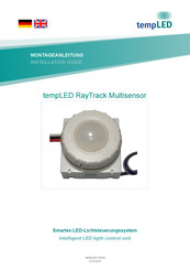 tempLED RayTrack Multisensor Installation Manual