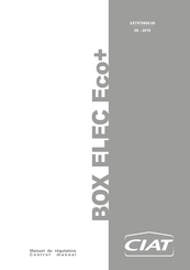 CIAT BOX ELEC Eco+ Control Manual