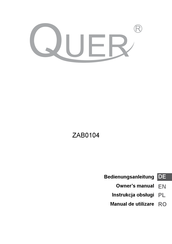 Quer ZAB0104 Owner's Manual