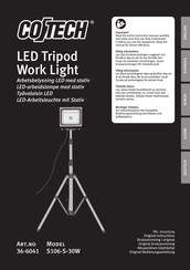 CO/Tech S106-S-30W Original Instructions Manual