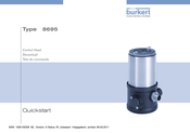 Burkert 8695 Quick Start Manual
