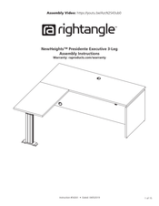 Rightangle NewHeights Presidente Assembly Instructions Manual