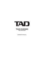 TAD TAD-C2000 Owner's Manual