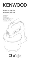 Kenwood Chefette HM680 series Instructions Manual