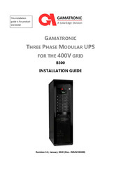 SolarEdge Gamatronic B300 Installation Manual