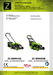 Zipper Maschinen 9120039233833 User Manual