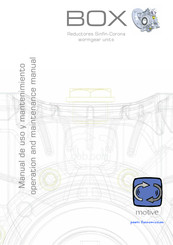 Motive BOX150 BOX030 Operation And Maintenance Manual