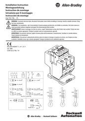 Rockwell Automation Allen-Bradley 193-T1D P Series Installation Instruction
