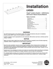 Bradley Verge LVGD Series Installation Manual