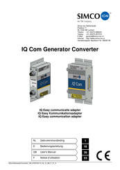 simco ION IQ Com User Manual