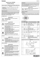 Toshiba VEC008Z Installation Manual