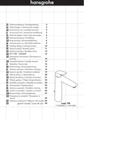 Hans Grohe Logis 190 71090000 Instructions For Use/Assembly Instructions