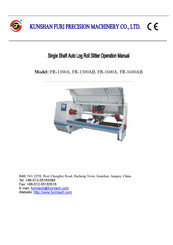 Kunshan furi precision machinery FR-1600A Operation Manual