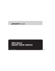 Sportline Solo 925 Manuals | ManualsLib