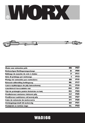 Worx WA0166 Original Instructions Manual