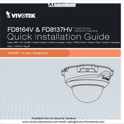 Vivotek FD8164V Quick Installation Manual