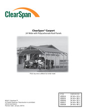 ClearSpan Carport Instruction Manual