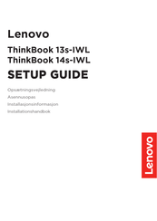 Lenovo ThinkBook 14s-IWL Setup Manual