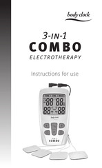 Body Clock 3-in-1 COMBO Instructions For Use Manual