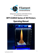 Filament Innovations BFP-ICARUS Operating Manual
