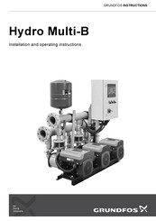 Grundfos Hydro Multi-B CR Installation And Operating Instructions Manual