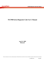 Nuvoton NUC900 Series User Manual