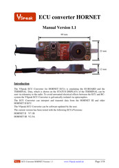 VSpeak ECU converter HORNET Manual