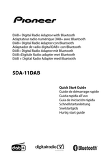 Pioneer SDA-11DAB Quick Start Manual