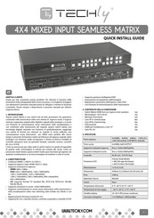Techly IDATA HDMI-MX944 Quick Install Manual