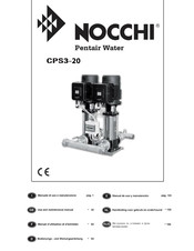 Pentair NOCCHI CPS3-20 Use And Maintenance Manual