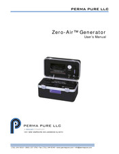 Halma Perma Pure Zero-Air User Manual
