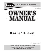 Shur-Co Donovan Quick-Flip III Owner's Manual