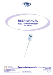 Tamson Instruments E20 User Manual