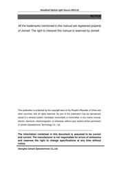 Joinwit JW3116 Manual