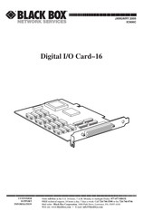 Black Box IC906C Manual