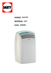 ALPATEC AC 31 Instructions For Installation, Use And Maintenance Manual