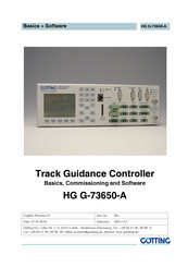 Gotting HG G-73650-A Basics, Commissioning And Software
