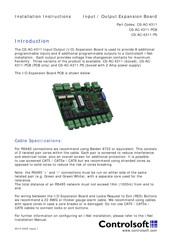 Controlsoft CS-AC-4311-PCB Installation Instructions Manual