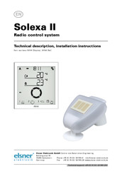 Elsner Solexa II Series Technical Description, Installation Instructions