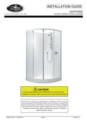 Kohler ENGLEFIELD SAPPHIRE Installation Manual