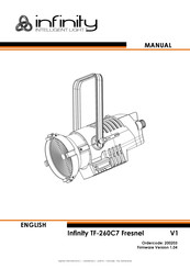 Infinity TF-260C7 Fresnel Manual
