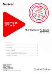 ComAp InteliVision 18Touch Global Manual