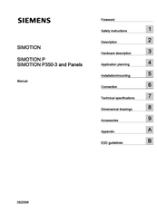 Siemens SIMOTION P350-3 Manual