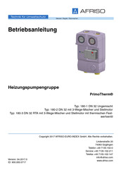 afriso PrimoTherm 180-3 Operating Instructions Manual