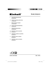 EINHELL TE-AC 270/24/10 Original Operating Instructions