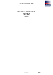 Fast & Fluid Management SK350 Manual